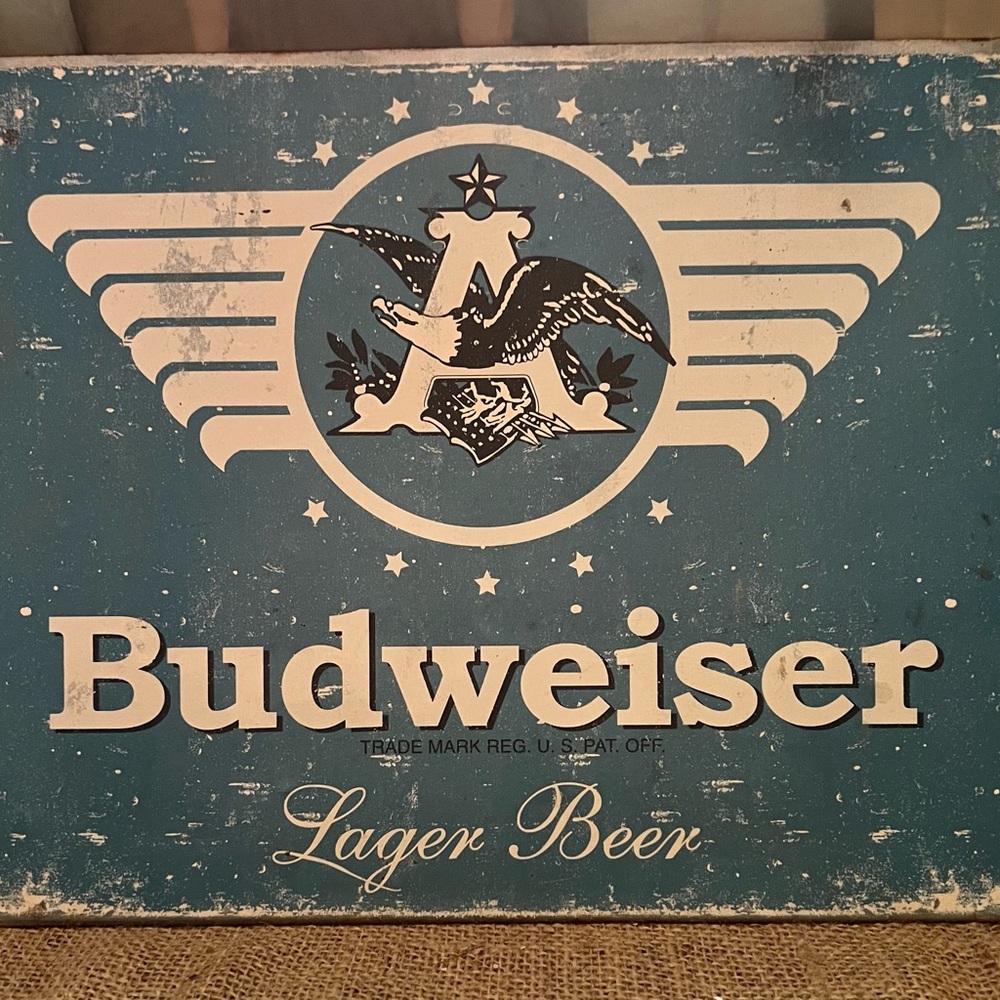 Vintage Budweiser 2006 Plaque 13x16